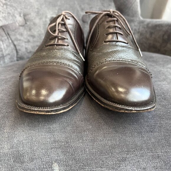 Magnanni Men’s Brown Leather Oxford Dress Shoes – Size 8.5M main image 10